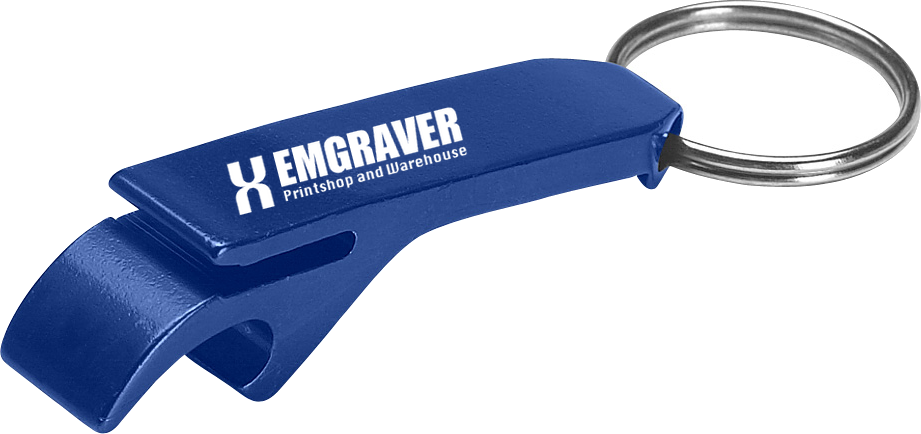 Custom engraved stainless bottle openers