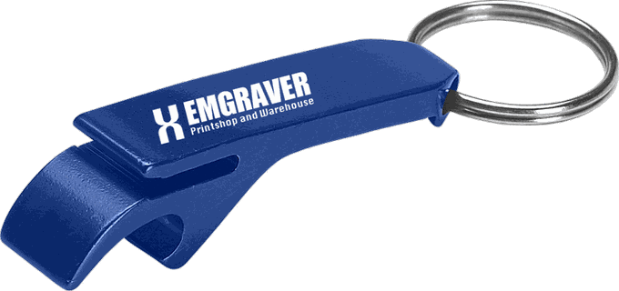 Custom engraved stainless bottle openers