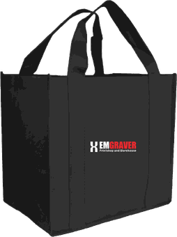 Custom printed non-woven shopping bag with logo