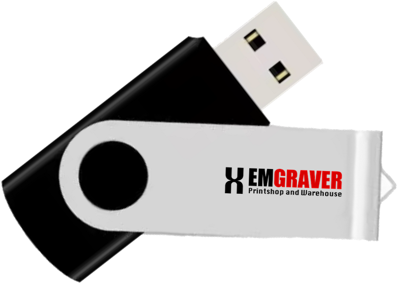16GB custom logo swivel USB drive
